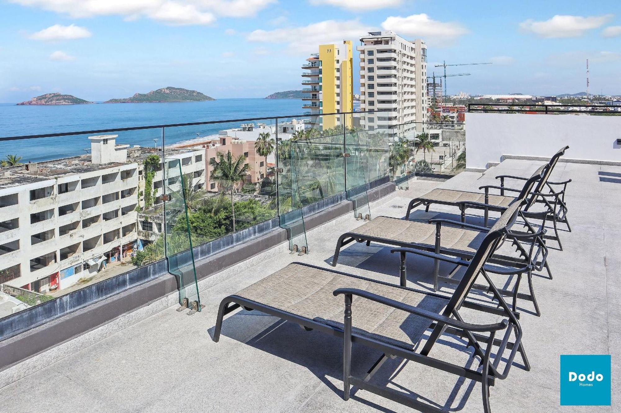 Torre Con Roof Garden Y Piscina Vista Al Mar Mazatlán